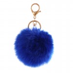 Mini Cute Genuine Rabbit Fur Ball Keychain