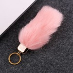 Mid Size Fox Tail Keychain Fluffy Fur Lady Bag Charms