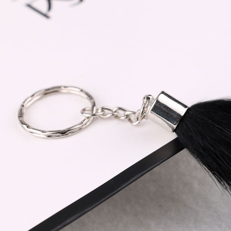 Mini Size Fox Tail Keychain - Fashion Foxtail With Keying for Womens ...