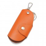 5 Color Genuine Leather Car Key Cases Wallet Card Keychain Bag