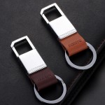 Classic Leather Keychain Attachable Key Chain Elegant Durable Key Holder