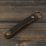 Retro Leather Key Ring Holder Handmade Car Key Rings